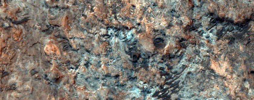 Mawrth Vallis Outcrops