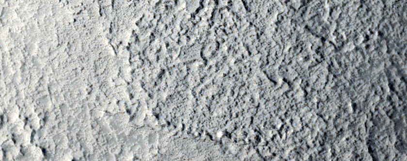 Central Peak in Quenisset Crater