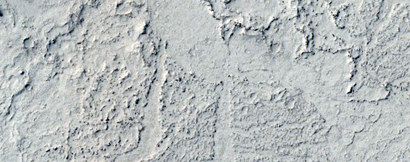 Crater Visible in CTX Image