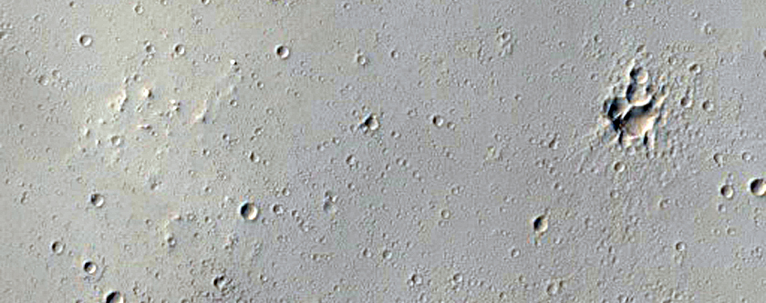 Small Very Fresh Impact Crater