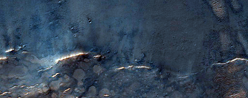 Crater within Schroeter Crater