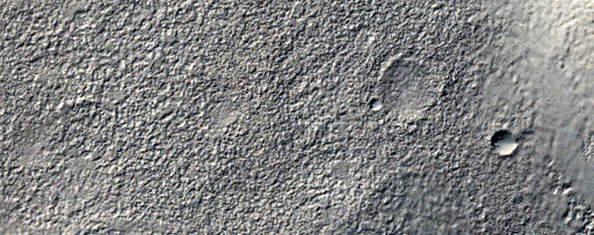 Enigmatic Mounds near Arrhenius Crater