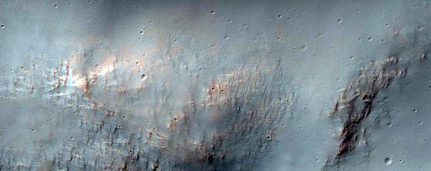 Craters and Landforms near Samara Valles