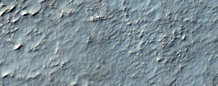 Southern Edge of Crater in Noachis Terra