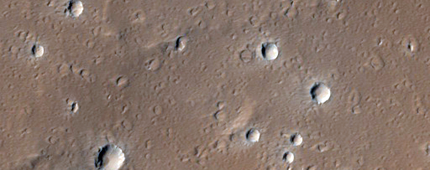 Lower West Flank of Ceraunius Tholus