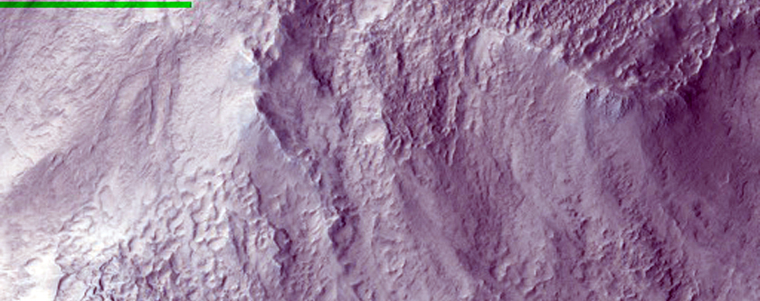 Central Peak of Large Eroded Impact Crater