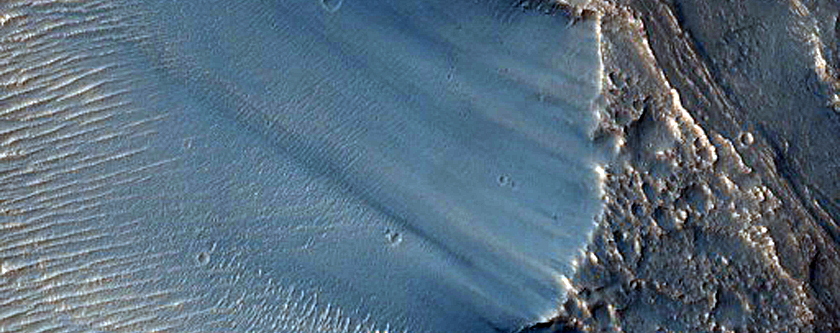 Floor of Ius Chasma and Noctis Labyrinthus