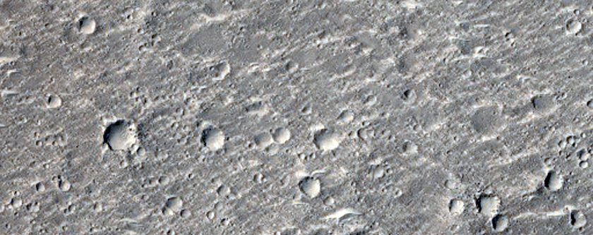 Circular Depression Visible in THEMIS Image I02467005