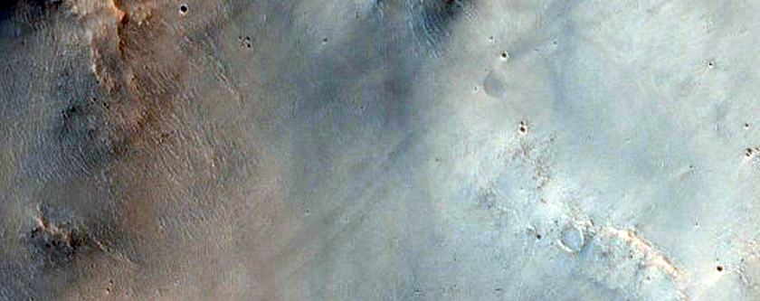 Possible Olivine Exposures in Isidis Region