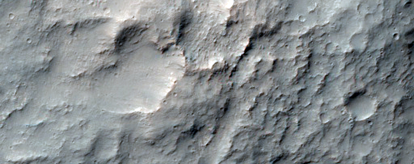 Light-Toned Bedrock Outcrops