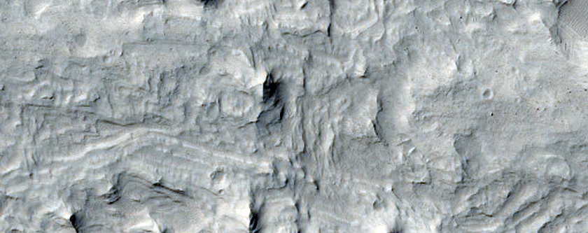 Landform in Aeolis Planum