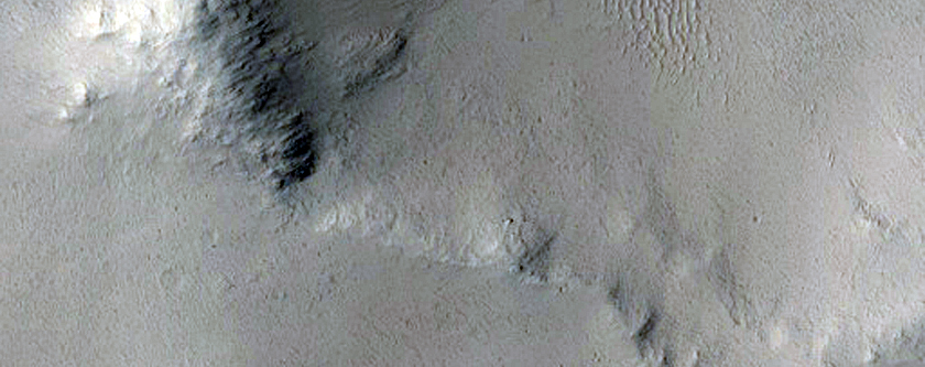 Layered Ejecta Crater with Central Pit