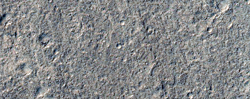 Terraces on Remnant Crater Rim Promontory