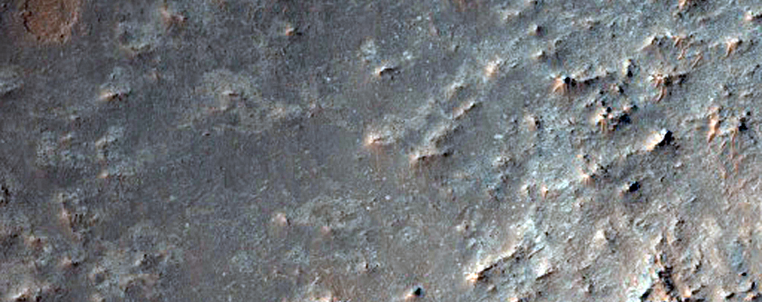 Central Structure of Leighton Crater