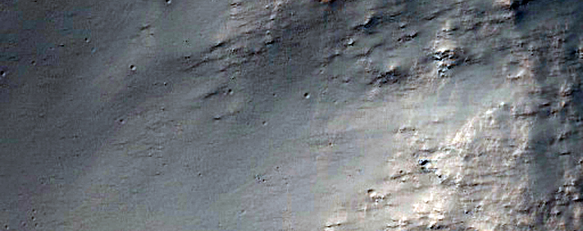 Large Central Uplift of an Impact Crater
