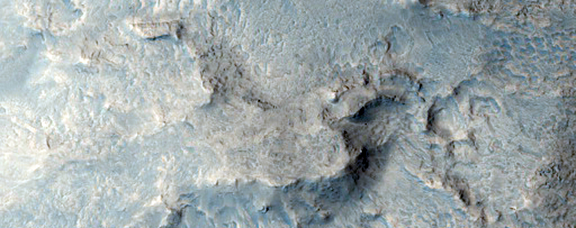 Central Peak of an Impact Crater