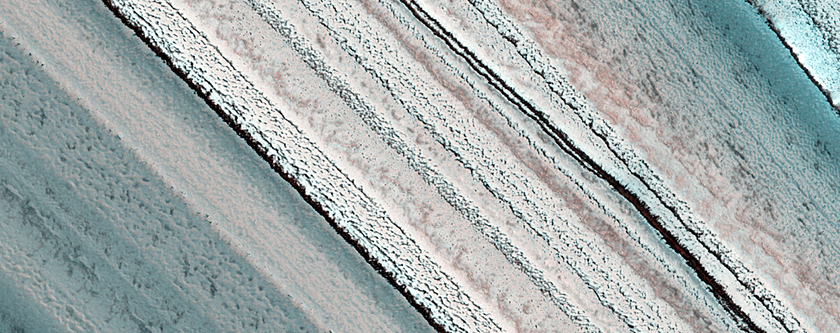 North Polar Layers in the Springtime