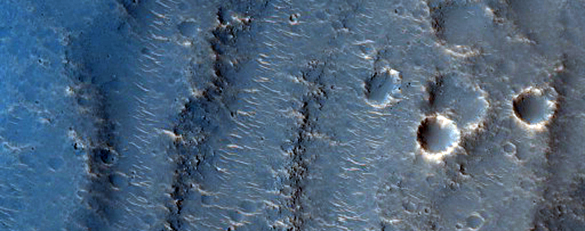 Landforms in Kasei Valles