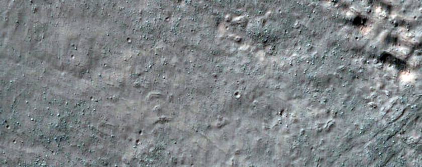 Gullied Crater in Terra Cimmeria