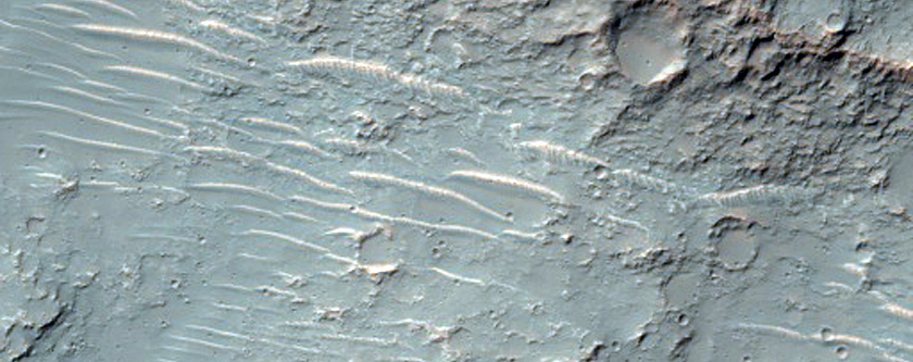 Scarp North of Tyrrhena Mons