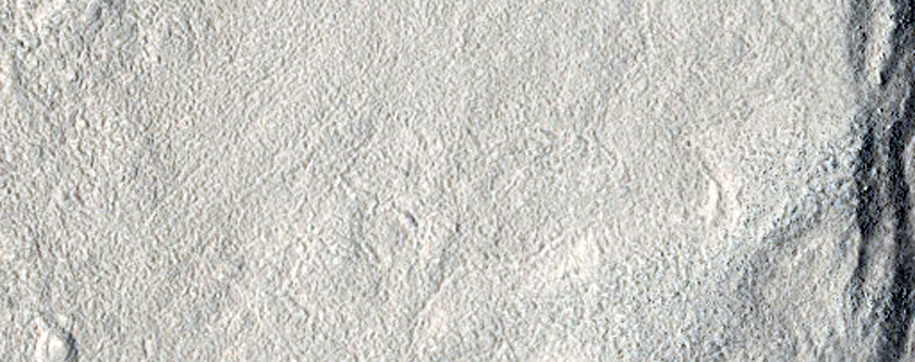 Scarp in Utopia Planitia