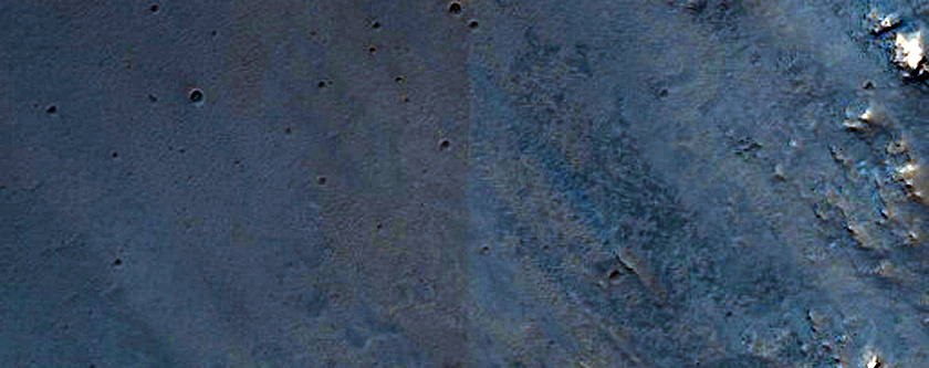 South Rim of Oudemans Crater