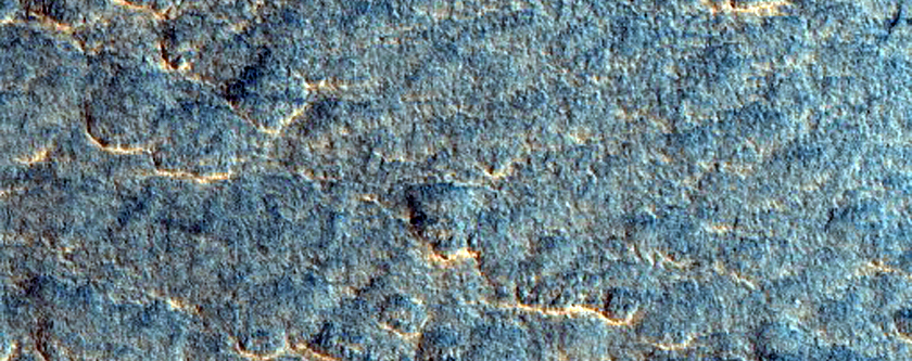 Terrain with Layered Material and Circular Pits