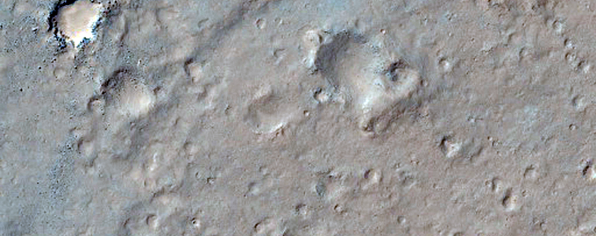 Ridges or Flows in Northeast Gale Crater