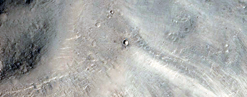 Well Preserved 7-Kilometer Impact Crater in Utopia Planitia