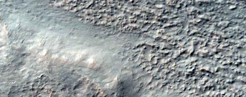 Channel in Northeast Hellas Basin