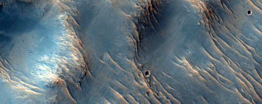 Possible Olivine-Rich Terrain in Libya Montes