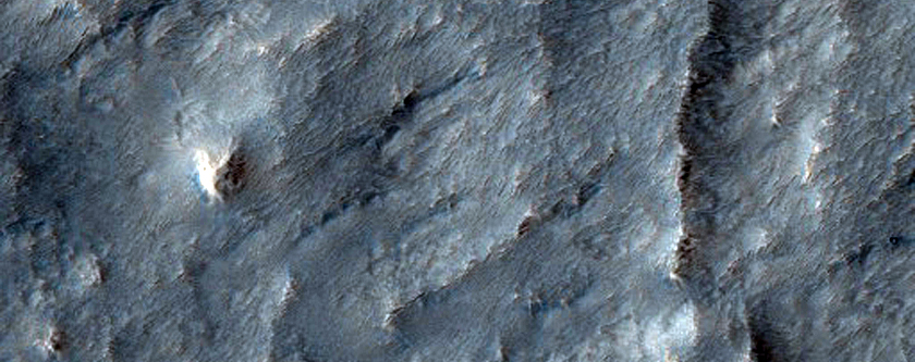 Ridges on Lobate Flow from Hrad Vallis