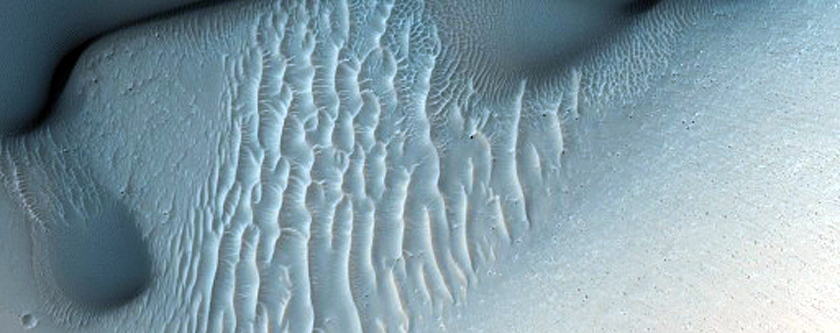 Rocky Crater on Basin Floor