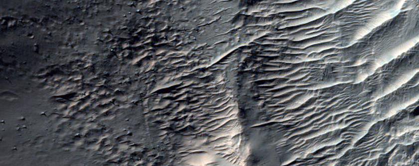 Valles Marineris Region Crater or Escarpment