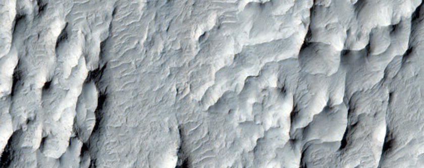 Landform in Aeolis Planum