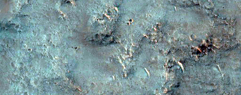 Crater Ejecta in Syrtis Major