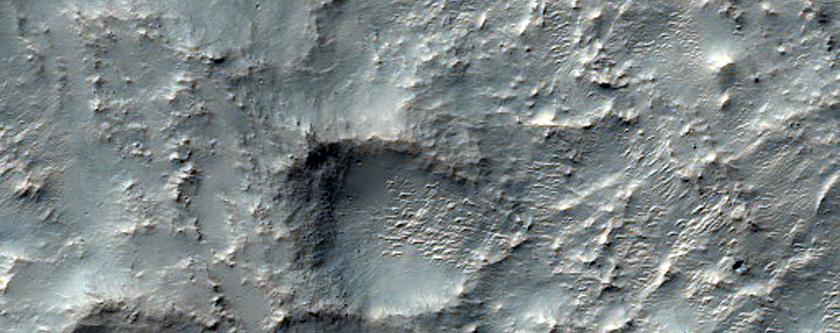Rocky Massif Northwest of Hellas Basin