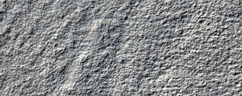 Ridges and Mounds Northeast of Reull Vallis