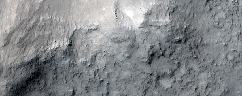 Central Uplift of Kayne Crater