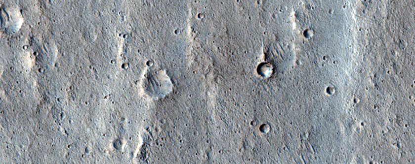 Circular Mesas in Maja Valles System Visible in THEMIS Image V36343014