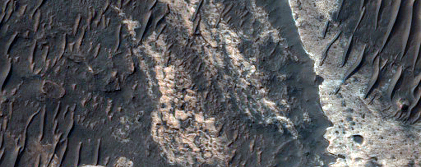 Melas Chasma Layered Deposits