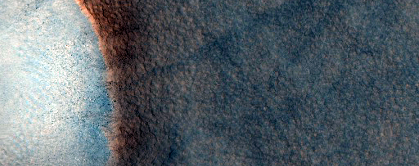 Pedestal Crater in Arcadia Planitia