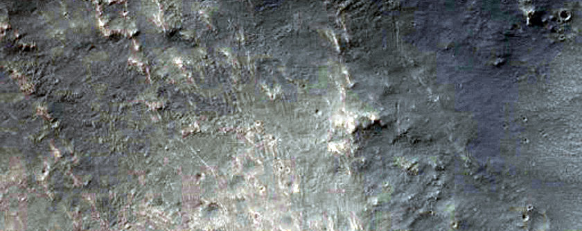 Crater Rims in Claritas Fossae