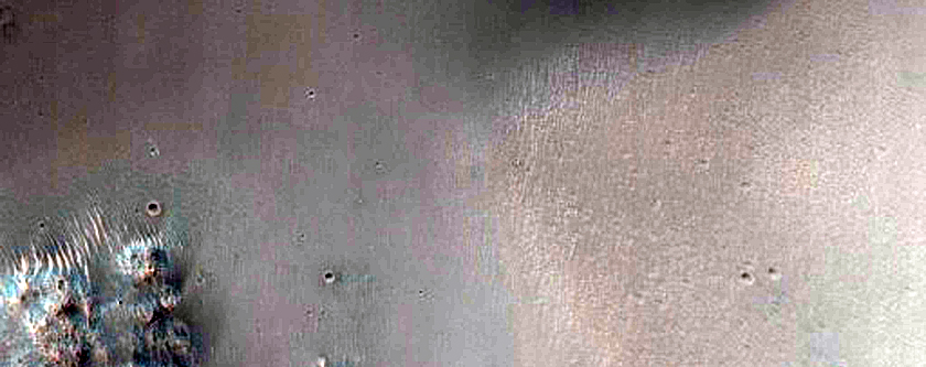 Impact Crater with Steep Slopes