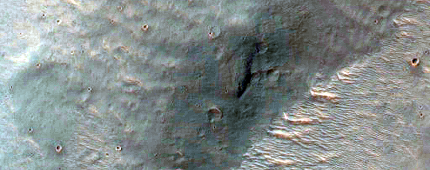 Candor Chasma Dune Change Detection