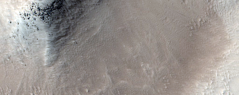 Stratified Material in the Gigas Fossae Region