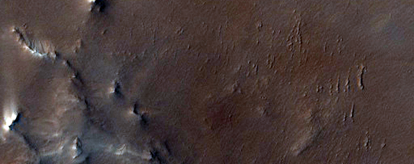 Craters in Arabia Terra