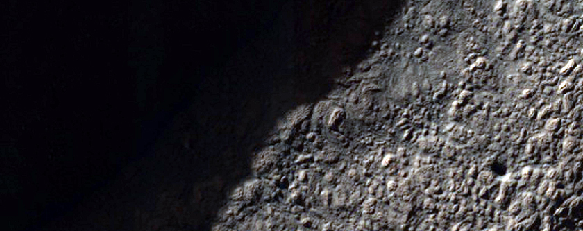 Crater Wall in Noachis Region