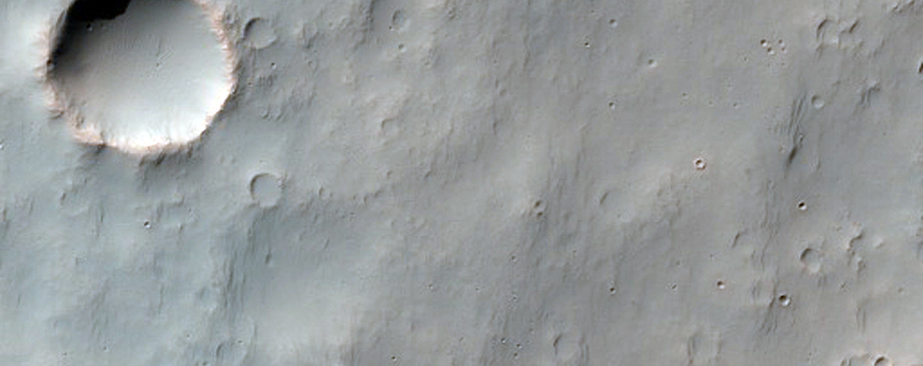 Terrain Near Columbus Crater