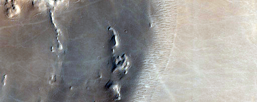Mound on Crater Floor